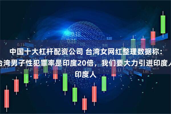 中国十大杠杆配资公司 台湾女网红整理数据称：台湾男子性犯罪率是印度20倍，我们要大力引进印度人